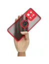 Hurtownia GSM - Bizon Case Hybrid Ring Xiaomi 13 Pro fumuriu cu un cadru roșu - BIZ1984 - {ean13} - Hurt