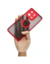 Hurtownia GSM - Bizon Case Hybrid Ring Xiaomi 13 Pro fumuriu cu un cadru roșu - BIZ1984 - {ean13} - Hurt