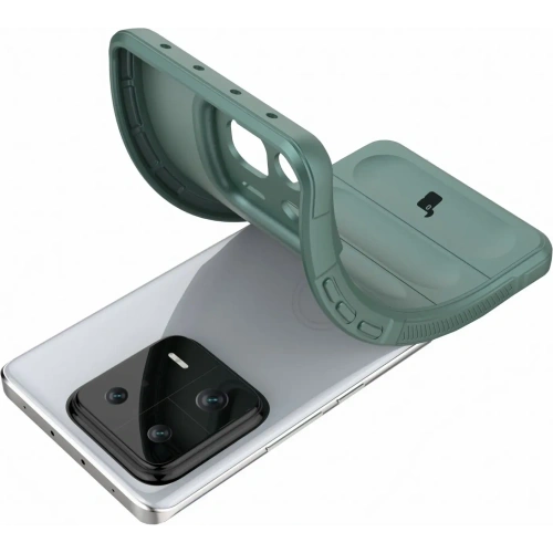 Pancerne etui Bizon Case Tur do Xiaomi 13 Pro ciemnozielone