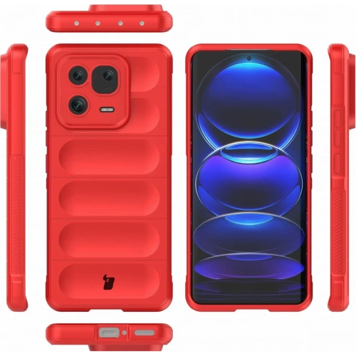 Pancerne etui Bizon Case Tur do Xiaomi 13 Pro czerwone