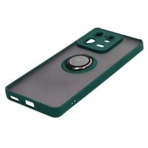 Hurtownia GSM - Bizon Case Hybrid Ring Xiaomi 13 Pro fumuriu cu un cadru verde închis - BIZ1988 - {ean13} - Hurt