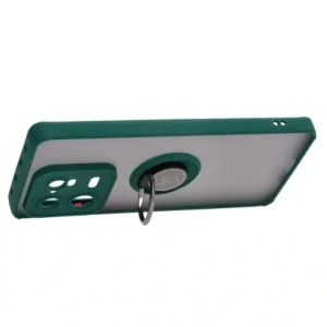 Hurtownia GSM - Bizon Case Hybrid Ring Xiaomi 13 Pro fumuriu cu un cadru verde închis - BIZ1988 - {ean13} - Hurt