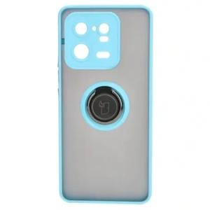 Hurtownia GSM - Bizon Case Hybrid Ring Xiaomi 13 Pro fumuriu cu un cadru de culoare albastru deschis - BIZ1989 - {ean13} - Hurt