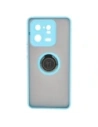 Hurtownia GSM - Etui z uchwytem na palec Bizon Case Hybrid Ring do Xiaomi 13 Pro przydymione z jasnoniebieską ramką - BIZ1989 - {ean13} - Hurt