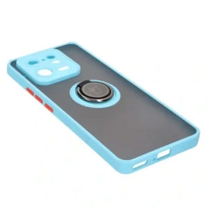 Hurtownia GSM - Bizon Case Hybrid Ring Xiaomi 13 Pro fumuriu cu un cadru de culoare albastru deschis - BIZ1989 - {ean13} - Hurt