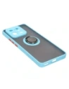 Hurtownia GSM - Etui z uchwytem na palec Bizon Case Hybrid Ring do Xiaomi 13 Pro przydymione z jasnoniebieską ramką - BIZ1989 - {ean13} - Hurt