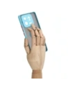 Wholesale Bizon Case Hybrid Ring Xiaomi 13 Pro smoky with a light blue frame - BIZ1989 - {ean13} - Hurt