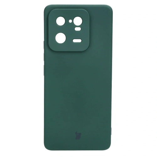 Etui Bizon Case Silicone Sq do Xiaomi 13 Pro ciemnozielone