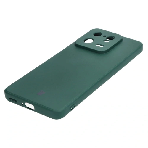 Etui Bizon Case Silicone Sq do Xiaomi 13 Pro ciemnozielone