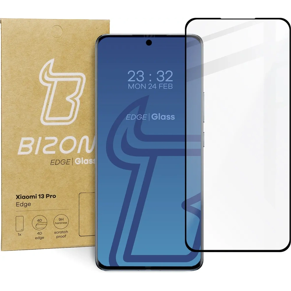 Hurtownia GSM - Bizon Glass Edge Xiaomi 13 Pro schwarz - BIZ1993 - {ean13} - Hurt