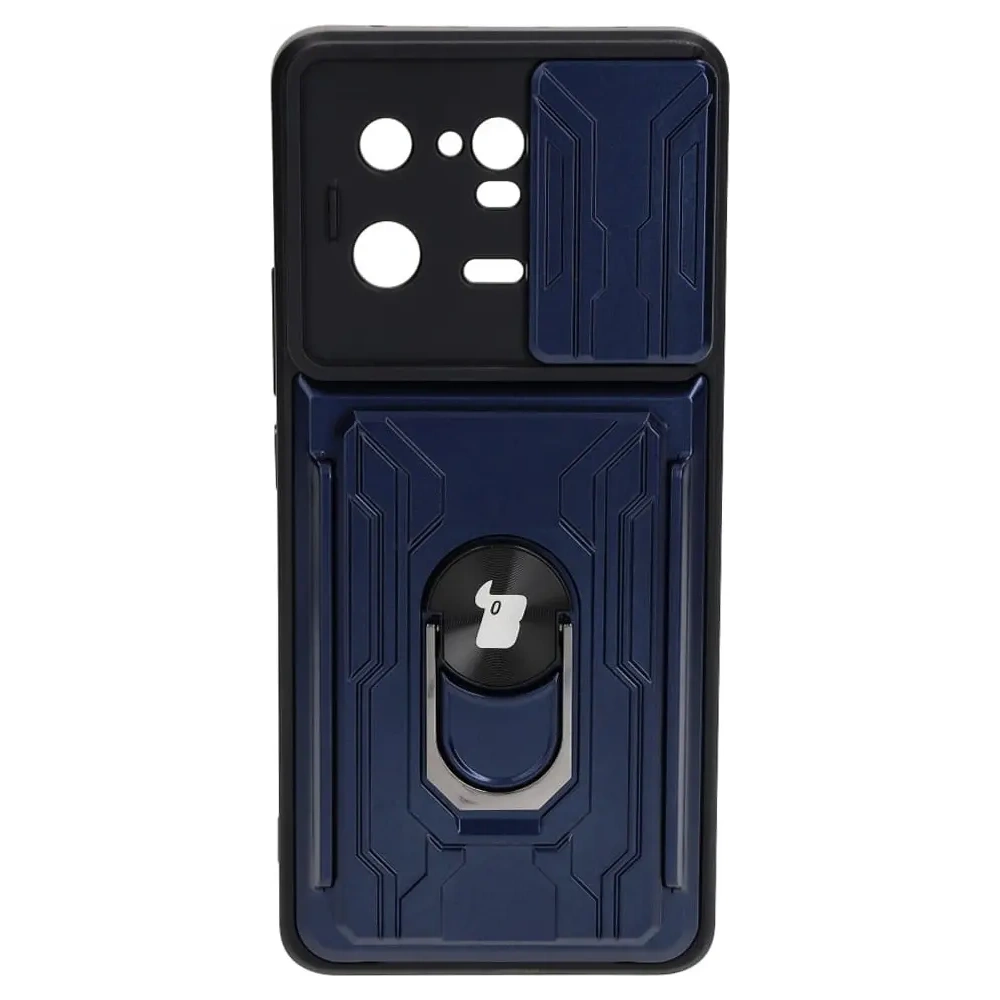 Hurtownia GSM - Etui Bizon Case Camshield Card Slot Ring do Xiaomi 13 Pro modré - BIZ1994 - {ean13} - Hurt
