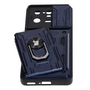 Hurtownia GSM - Bizon Case Camshield Card Slot Ring Xiaomi 13 Pro albastru închis - BIZ1994 - {ean13} - Hurt