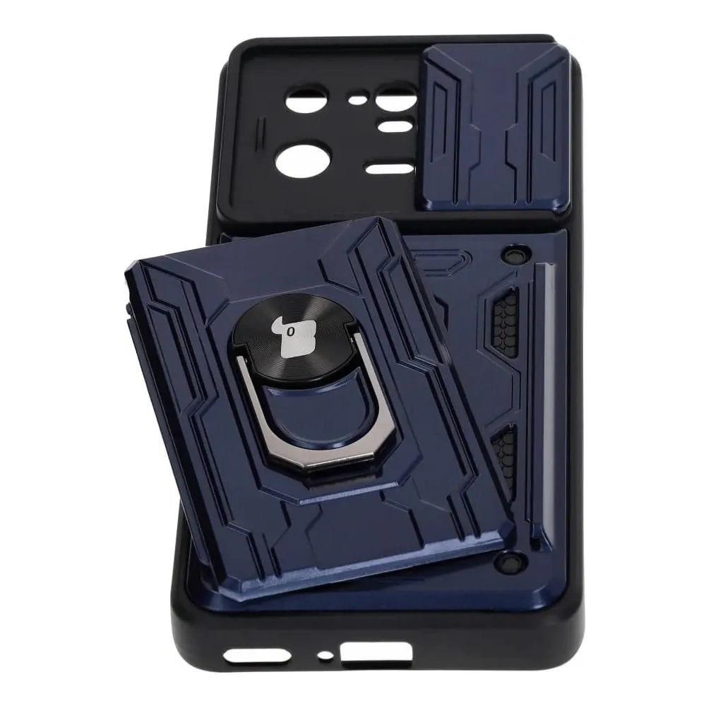 Hurtownia GSM - Etui Bizon Case Camshield Card Slot Ring do Xiaomi 13 Pro modré - BIZ1994 - {ean13} - Hurt