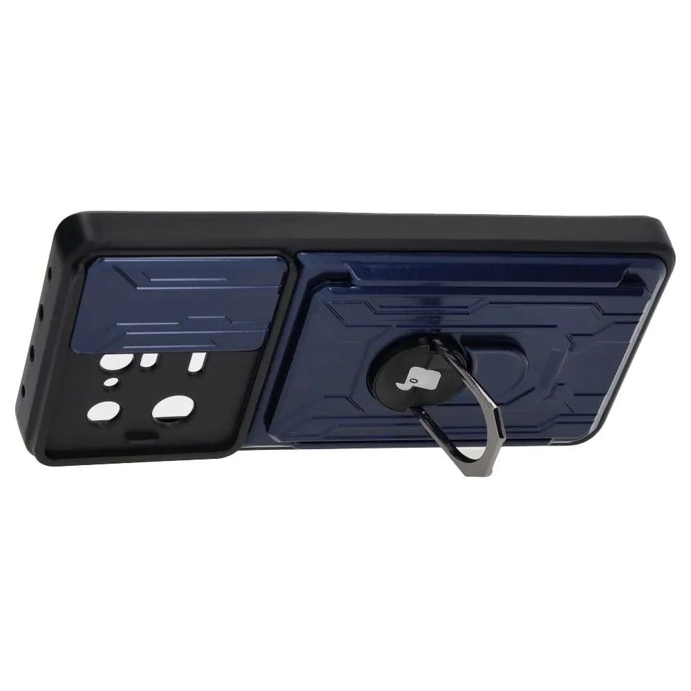 Hurtownia GSM - Etui Bizon Case Camshield Card Slot Ring do Xiaomi 13 Pro modré - BIZ1994 - {ean13} - Hurt