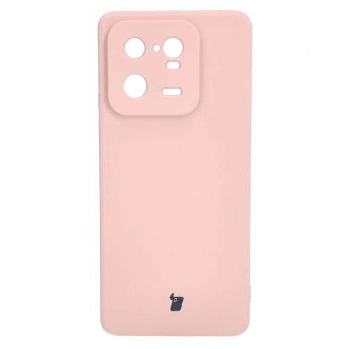 Etui Bizon Case Silicone Sq do Xiaomi 13 Pro jasnoróżowe