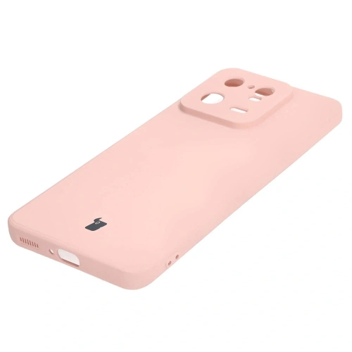 Etui Bizon Case Silicone Sq do Xiaomi 13 Pro jasnoróżowe
