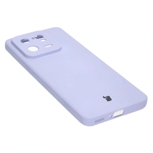 Etui Bizon Case Silicone Sq do Xiaomi 13 Pro jasnofioletowe