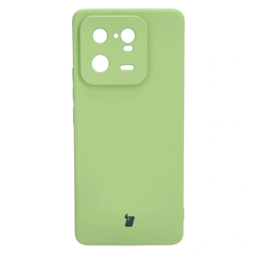 Etui Bizon Case Silicone Sq do Xiaomi 13 Pro jasnozielone