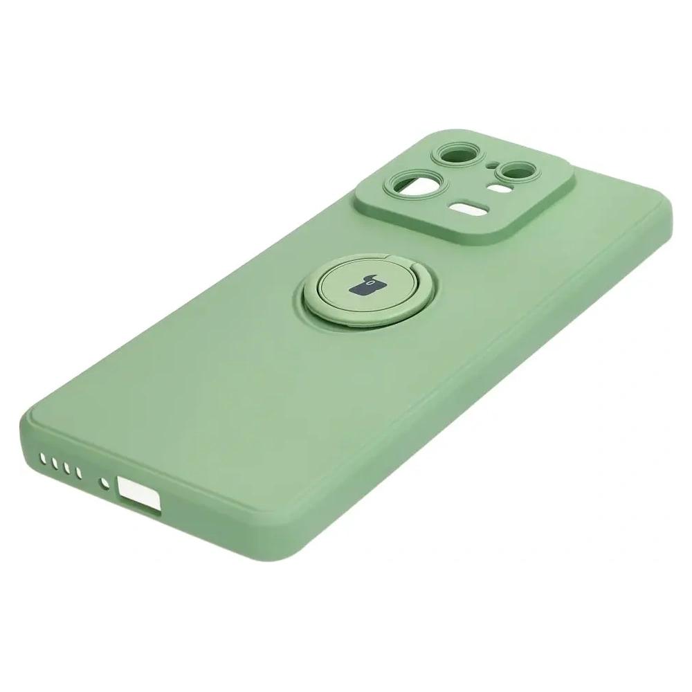Hurtownia GSM - Bizon Case Silicone Ring Sq Xiaomi 13 Pro verde deschis - BIZ2005 - {ean13} - Hurt