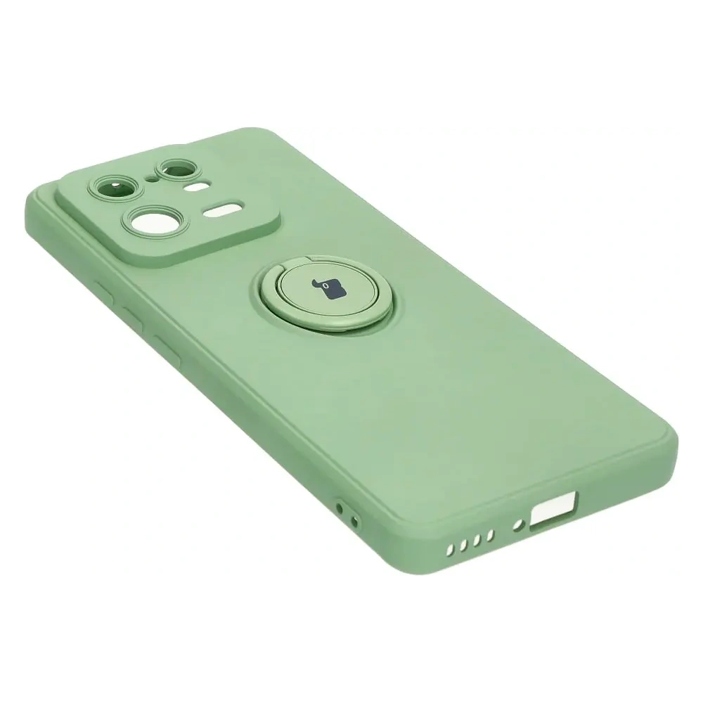 Hurtownia GSM - Bizon Case Silicone Ring Sq Xiaomi 13 Pro verde deschis - BIZ2005 - {ean13} - Hurt
