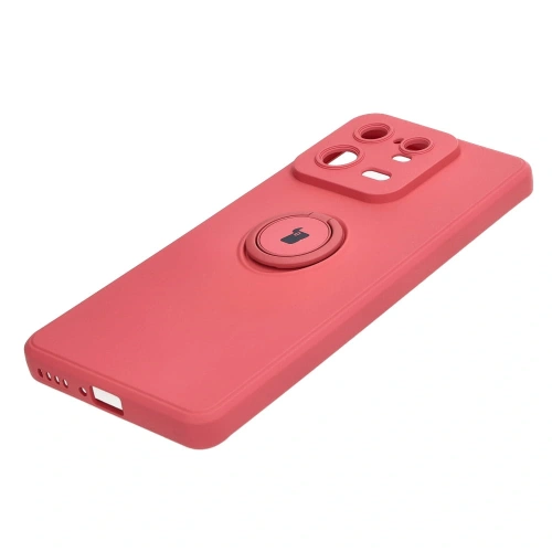 Etui Bizon Case Silicone Ring Sq do Xiaomi 13 Pro brudny róż