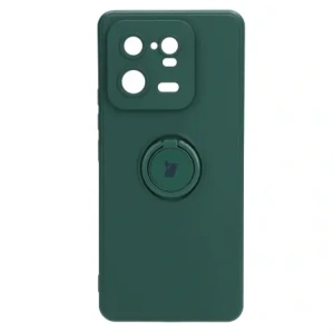 Hurtownia GSM - Bizon Case Silicone Ring Sq Xiaomi 13 Pro verde închis - BIZ2008 - {ean13} - Hurt