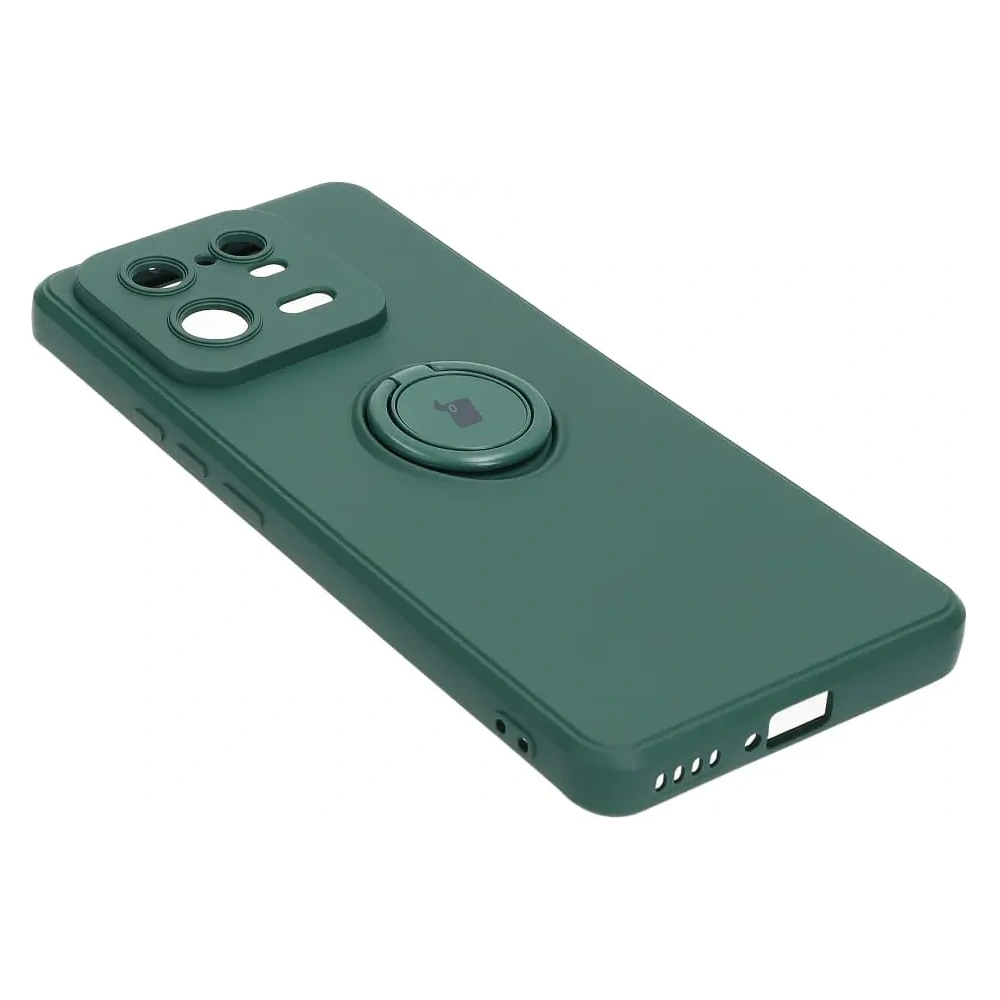 Hurtownia GSM - Etui Bizon Case Silicone Ring Sq do Xiaomi 13 Pro tmavě zelené - BIZ2008 - {ean13} - Hurt