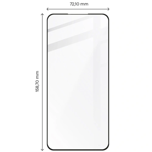 2x Szkło na ekran + szkło na aparat BIZON Edge do Xiaomi 13 Pro