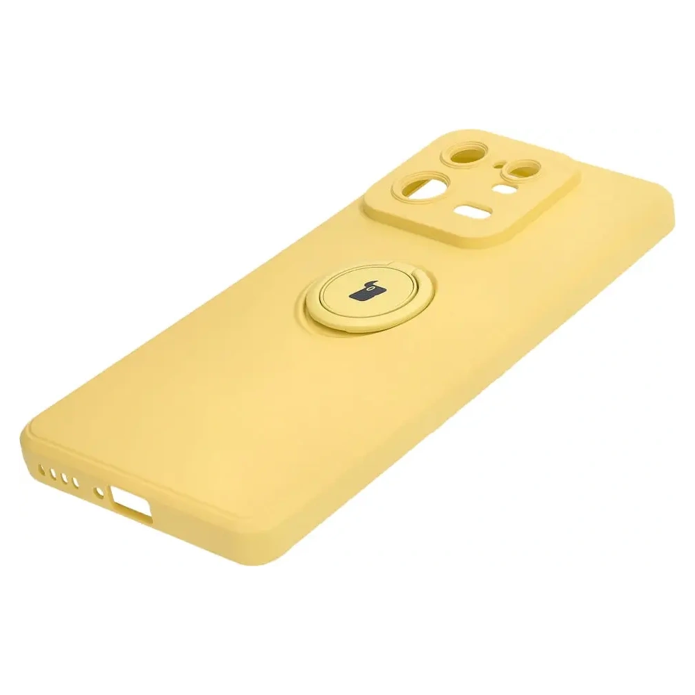 Hurtownia GSM - Etui Bizon Case Silicone Ring Sq do Xiaomi 13 Pro žluté - BIZ2016 - {ean13} - Hurt