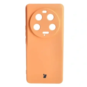 Hurtownia GSM - Etui Bizon Case Silicone Sq do Xiaomi 13 Ultra pomarańczowe - BIZ2024 - {ean13} - Hurt