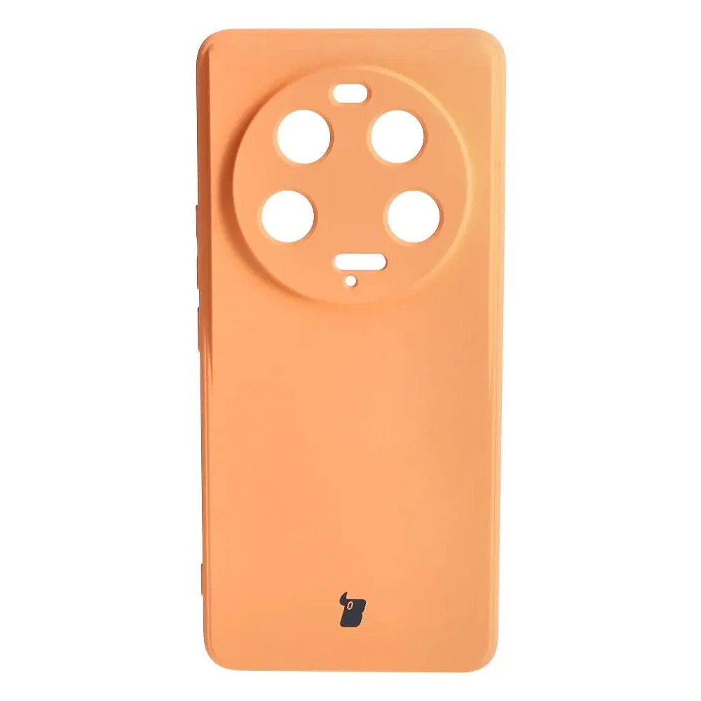 Hurtownia GSM - Etui Bizon Case Silicone Sq do Xiaomi 13 Ultra pomarańczowe - BIZ2024 - {ean13} - Hurt