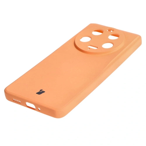 Etui Bizon Case Silicone Sq do Xiaomi 13 Ultra pomarańczowe