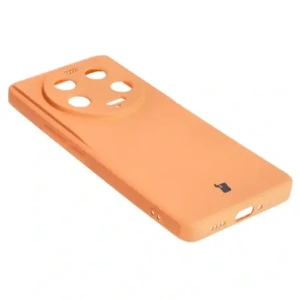 Hurtownia GSM - Etui Bizon Case Silicone Sq do Xiaomi 13 Ultra pomarańczowe - BIZ2024 - {ean13} - Hurt