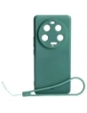 Etui Bizon Case Silicone Sq do Xiaomi 13 Ultra ciemnozielone