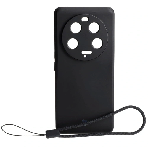 Etui Bizon Case Silicone Sq do Xiaomi 13 Ultra czarne