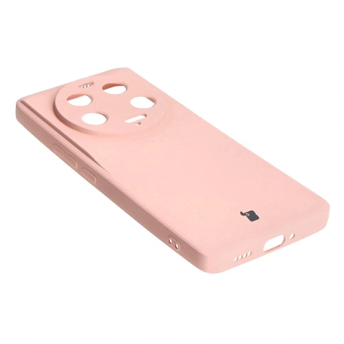 Etui Bizon Case Silicone Sq do Xiaomi 13 Ultra jasnoróżowe