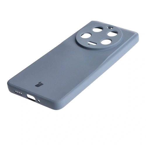 Etui Bizon Case Silicone Sq do Xiaomi 13 Ultra szare