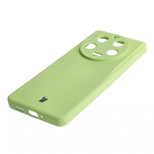 Etui Bizon Case Silicone Sq do Xiaomi 13 Ultra jasnozielone