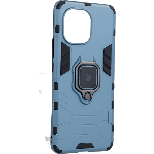 Etui Bizon Case Armor Ring do Xiaomi Mi 11 niebieskie