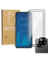 Tvrzené sklo Bizon Glass Edge - [2 PACK] + ochrana na objektiv Xiaomi Mi 11 Lite / 5G / 5G NE černé