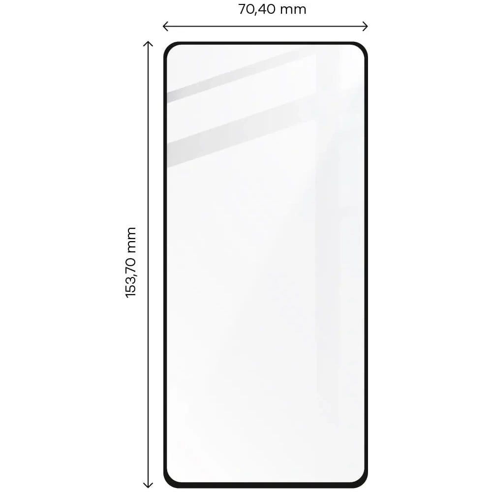 Hurtownia GSM - Szkło hartowane Bizon Glass Edge - [2 PACK] + ochrona na obiektyw Xiaomi Mi 11 Lite / 5G / 5G NE czarne - BIZ2037 - {ean13} - Hurt