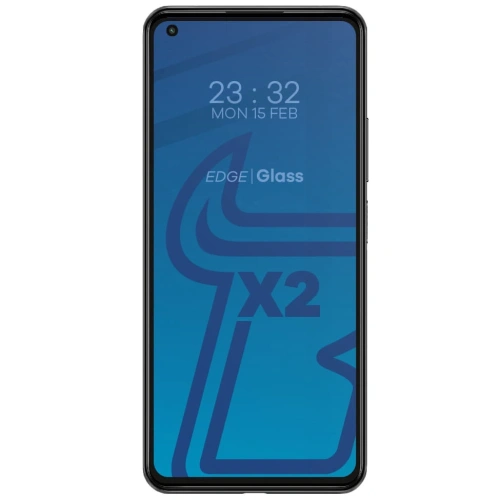 Szkło hartowane Bizon Glass Edge - [2 PACK] + ochrona na obiektyw Xiaomi Mi 11 Lite / 5G / 5G NE czarne