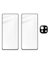 Hurtownia GSM - Szkło hartowane Bizon Glass Edge - [2 PACK] + ochrona na obiektyw Xiaomi Mi 11 Lite / 5G / 5G NE czarne - BIZ2037 - {ean13} - Hurt