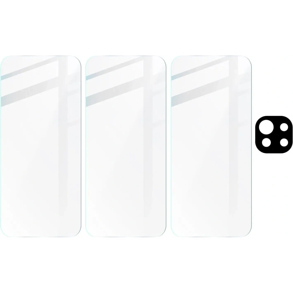 Hurtownia GSM - Bizon üveg Átlátszó edzett üveg - 3 db. + lencse üveg Xiaomi Mi 11 Lite / 5G / 5G NE - BIZ2040 - {ean13} - Hurt