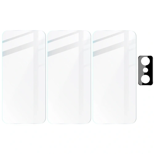 Szkło hartowane Bizon Glass Clear - 3 szt. + obiektyw Xiaomi 11T 5G / 11T Pro 5G