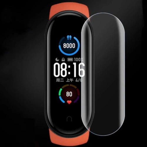 Folia hydrożelowa Bizon Glass Hydrogel Xiaomi Mi Band 6 / 5 [2 PACK]