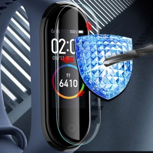 Folia hydrożelowa Bizon Glass Hydrogel Xiaomi Mi Band 6 / 5 [2 PACK]
