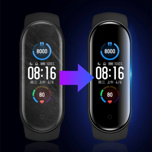 Folia hydrożelowa na ekran Bizon Glass Hydrogel Xiaomi Mi Band 7 [2 PACK]