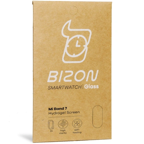 Folia hydrożelowa na ekran Bizon Glass Hydrogel Xiaomi Mi Band 7 [2 PACK]