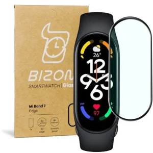 Hurtownia GSM - Szkło hybrydowe Bizon Glass Edge do Xiaomi Mi Smart Band 7 czarne - BIZ2051 - {ean13} - Hurt